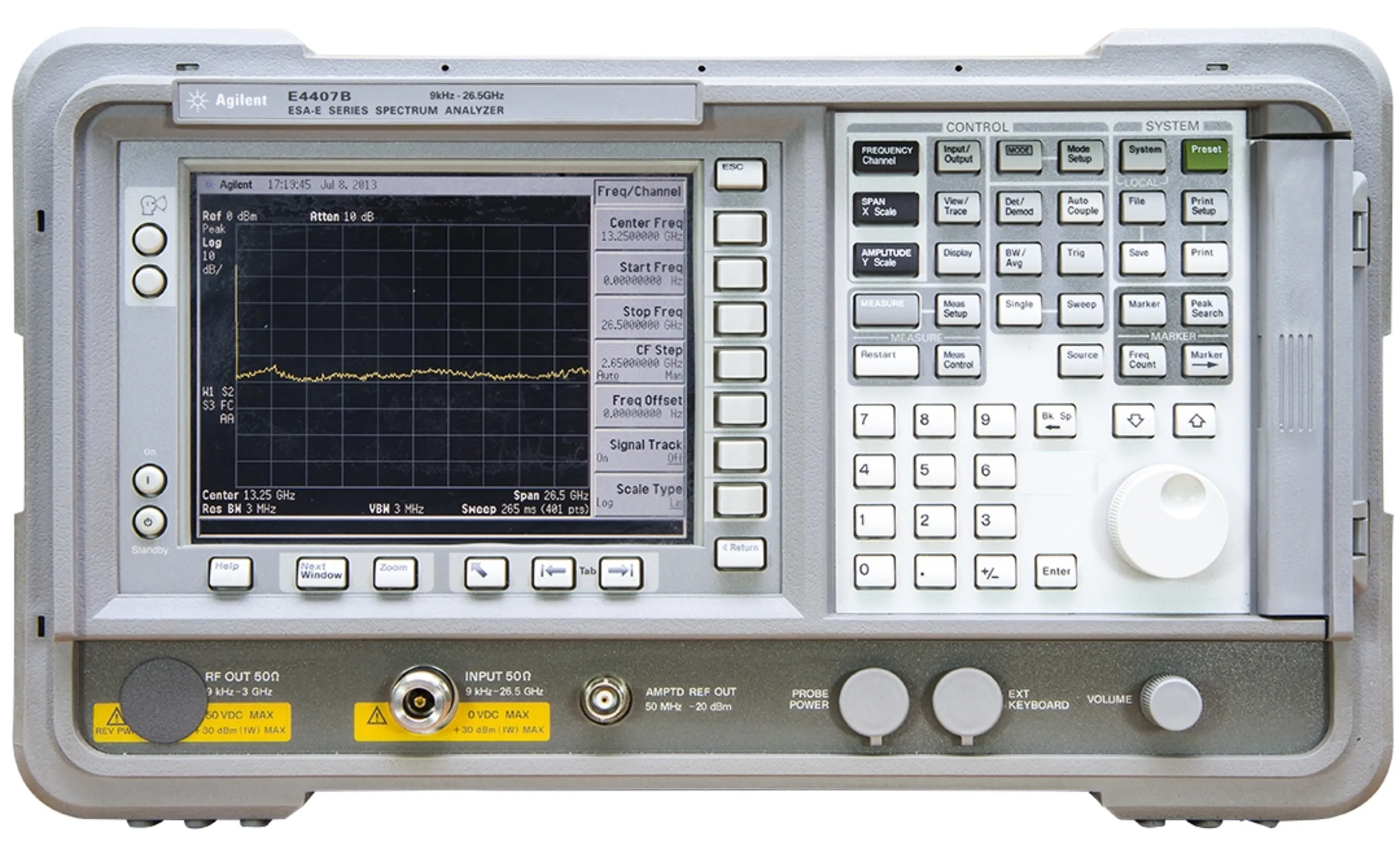 اسپکتروم آنالایزر 26.5 گیگاهرتز مدل E4407B Agilent اسپکتروم آنالایزر ساخت agilent اجیلنت آمریکا فرکانس 26.5 گیگاهرتز