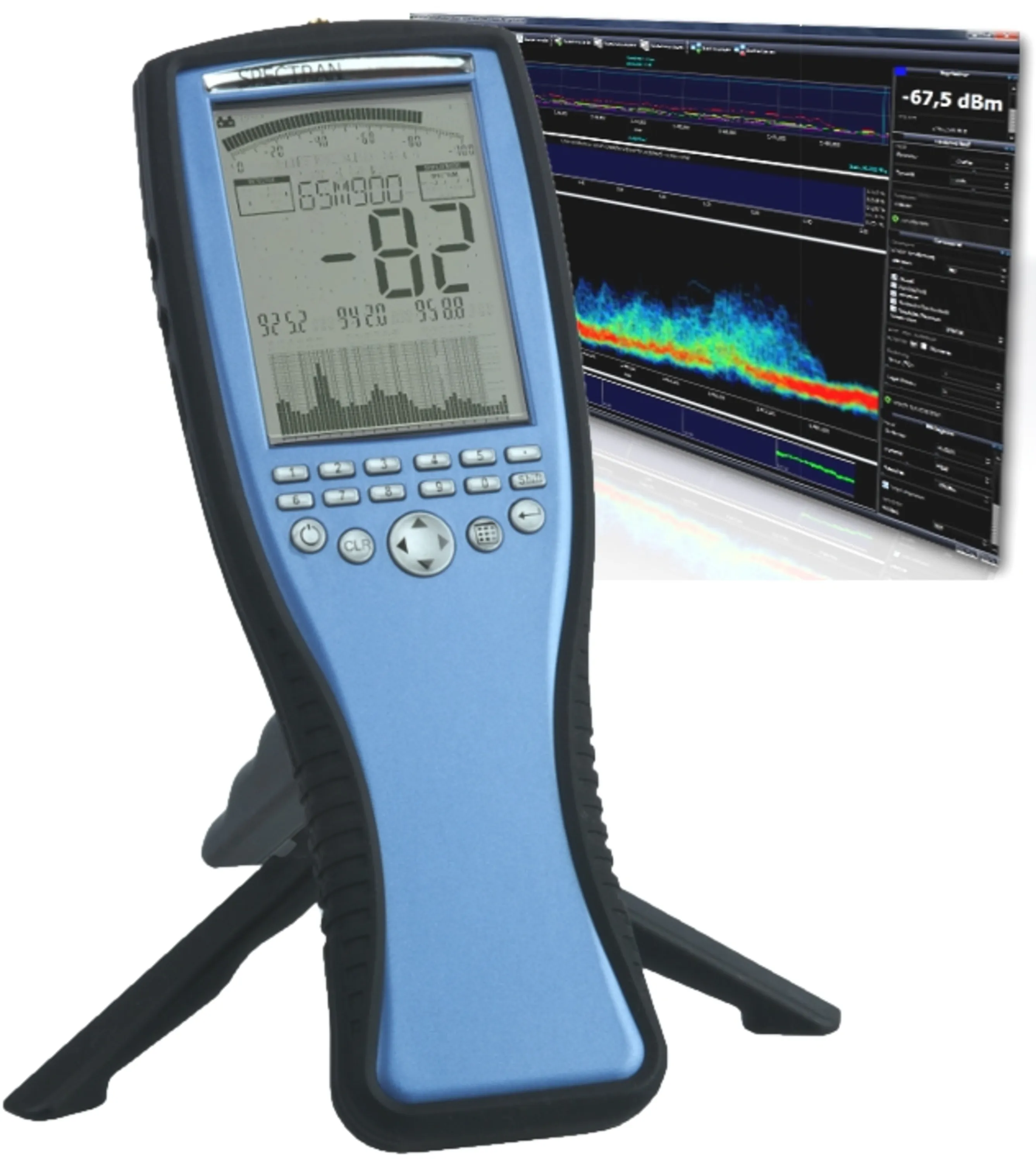 کارت اسپکتروم آنالایزر دیجیتال حافظه دار 1MHz~9.4GHz ساخت آلمان