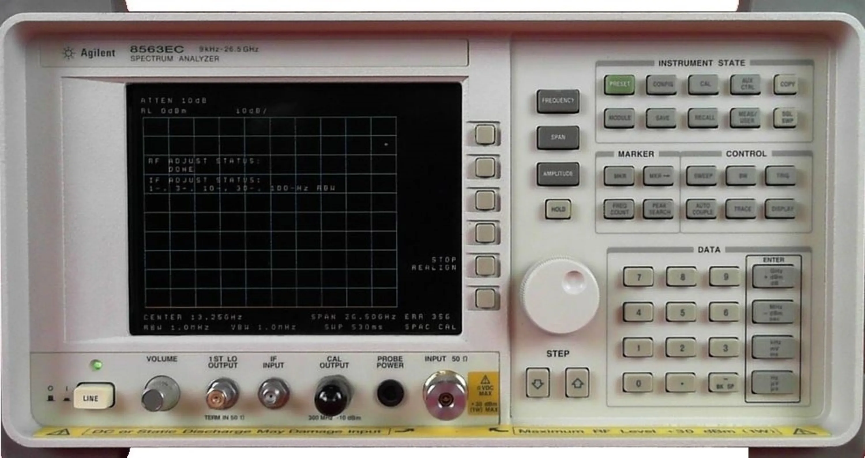 اسپکتروم آنالایزر مدل Agilent 8563EC ساخت Agilent آمریکا اسپکتروم آنالایزر 26.5 گیگاهرتز مدل Agilent 8563EC ساخت Agilent آمریکا