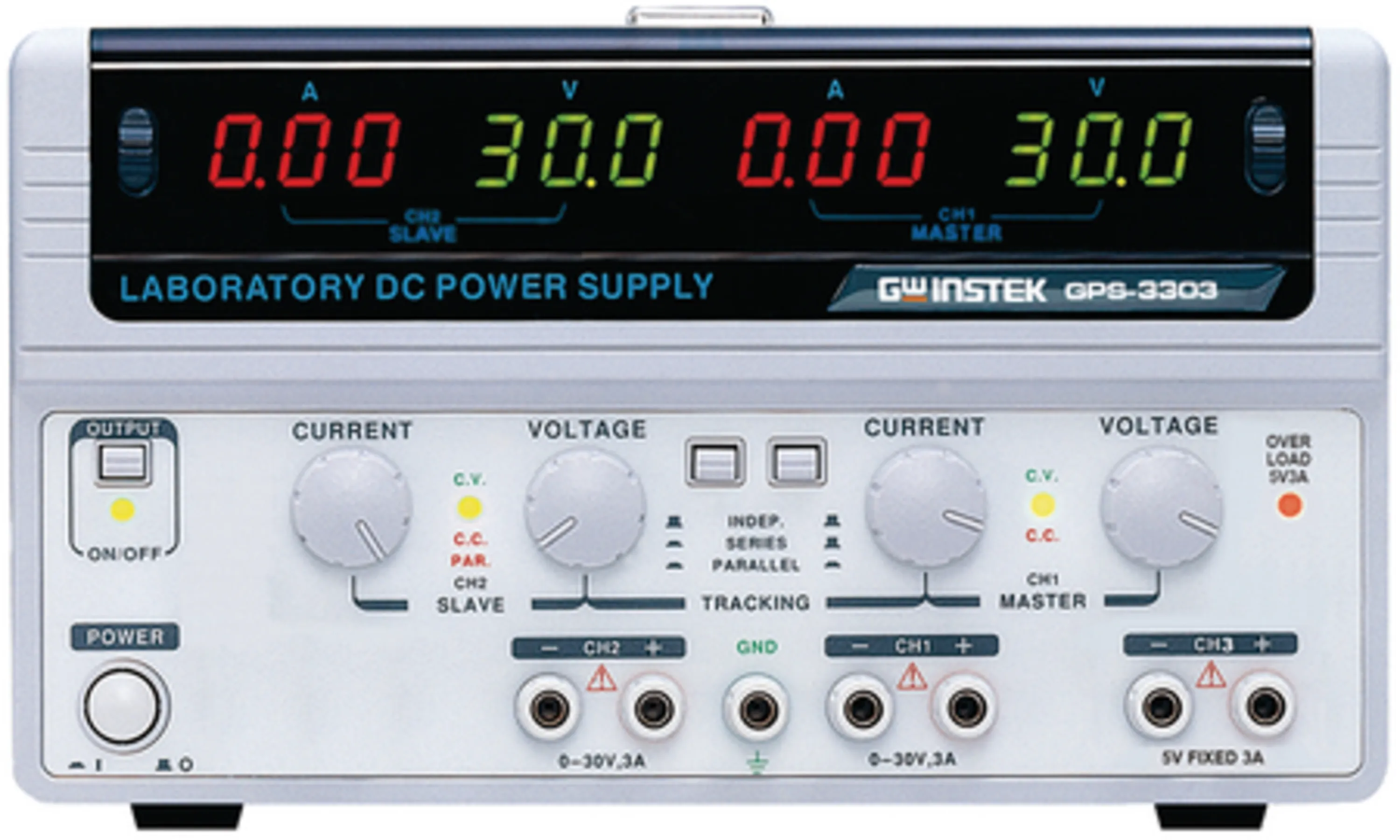 منبع تغذیه GPS3303C منبع تغذیه خطی 30 ولت 3 آمپر مدل GPS3303C ساخت گودویل تایوان