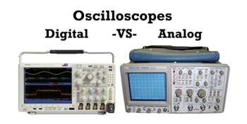 تفاوت اسیلوسکوپ های آنالوگ با دیجیتال